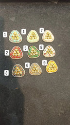 Meena kundan || 1 - 6 pcs packing || anti tarnish ||