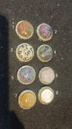 Premium marble brass kundan || 1 - 12 pcs pack || big size ||