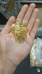 Round Earring hook || 5 - 50 pair packing || Golden , rose gold and silver available|| Raw materials||