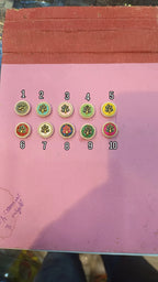 Meena kundan || 12 pcs pack ||