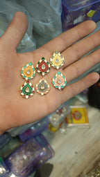 Premium polki Meena kundan || 1 pcs - 6 pcs packing ||