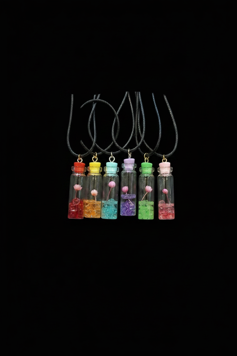 Resin bottle charm || 1 pcs - 6 pcs packing ||