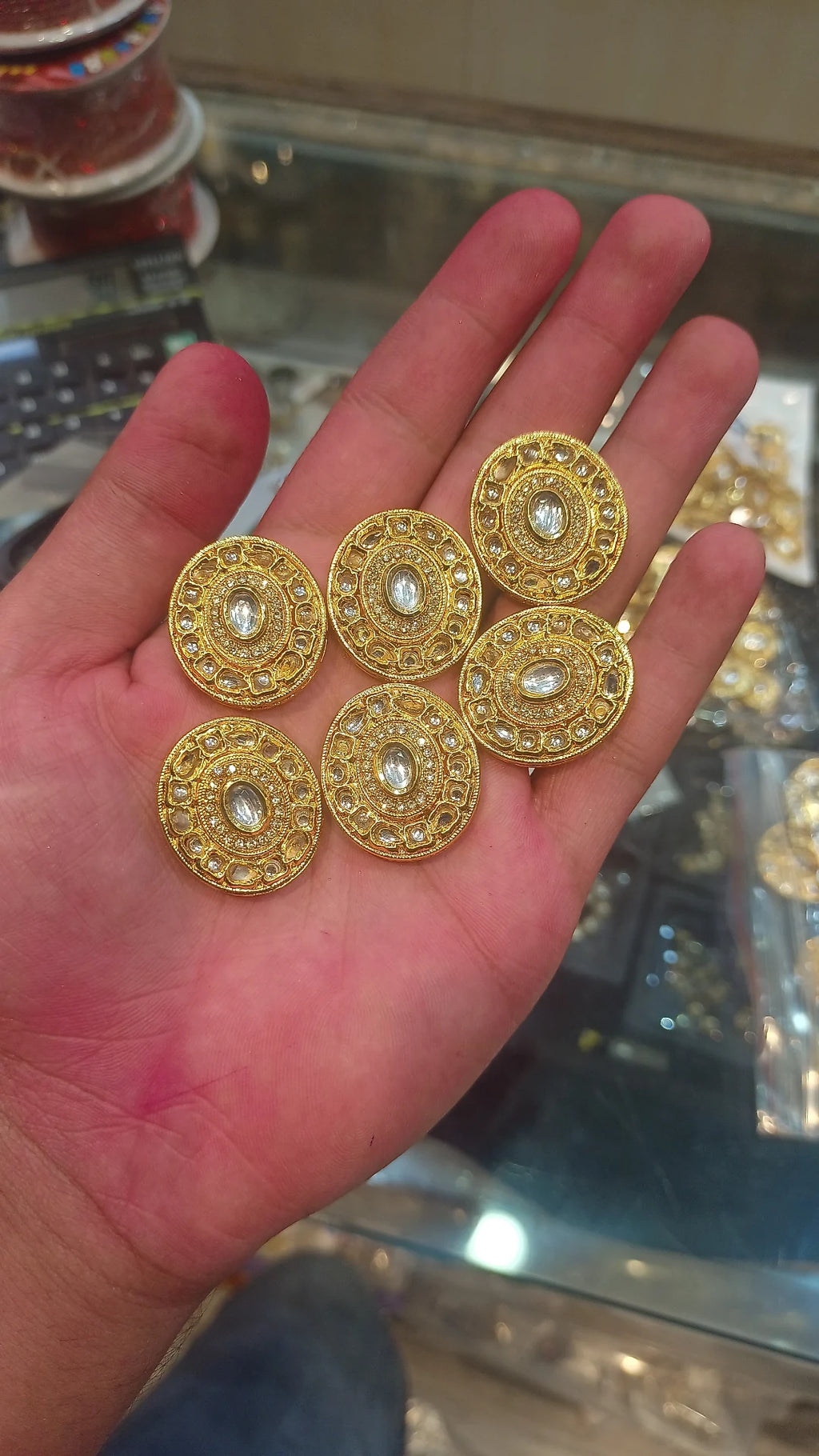 Ad kundan || 6 pcs - 12 pcs packing ||