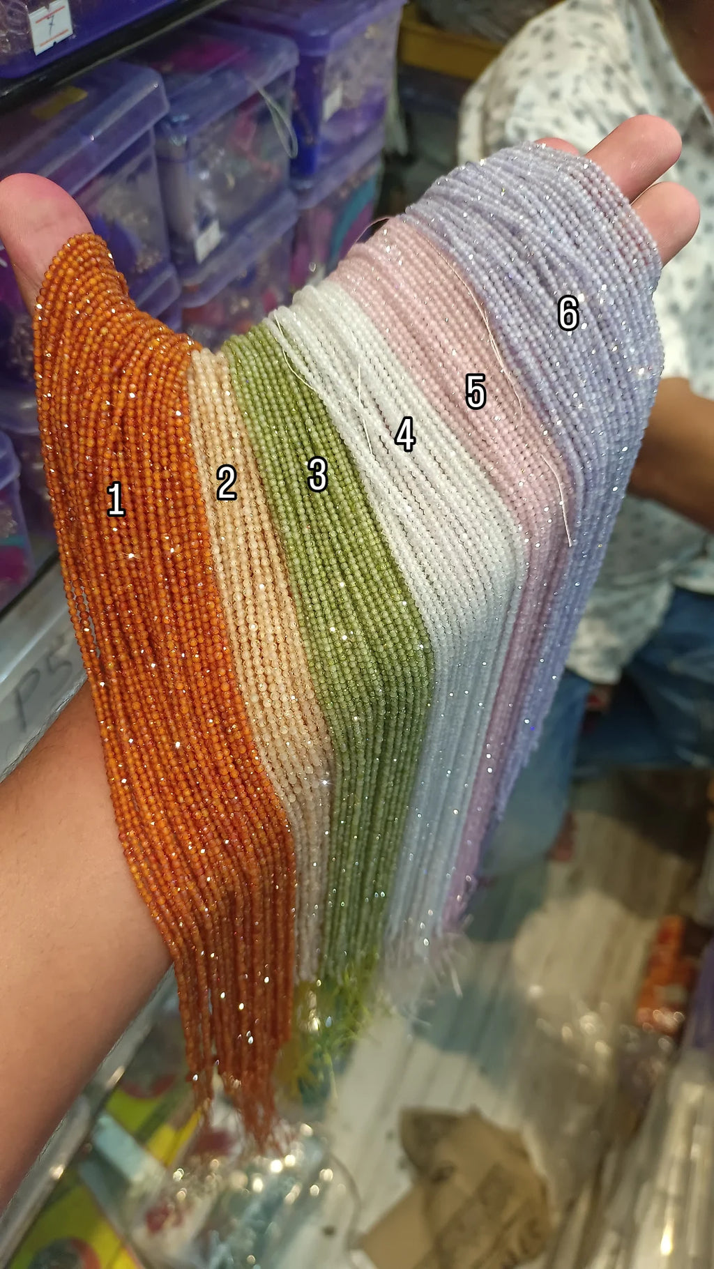 2mm Cubic Zirconia || Premium crystals || 1 line packing ||