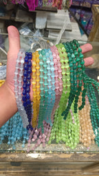 Premium monalisa drop beads || 31 beads in 1 line || 9 colours ||