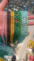 Premium monalisa 8mm || 48 beads in a line || 7 colours available ||