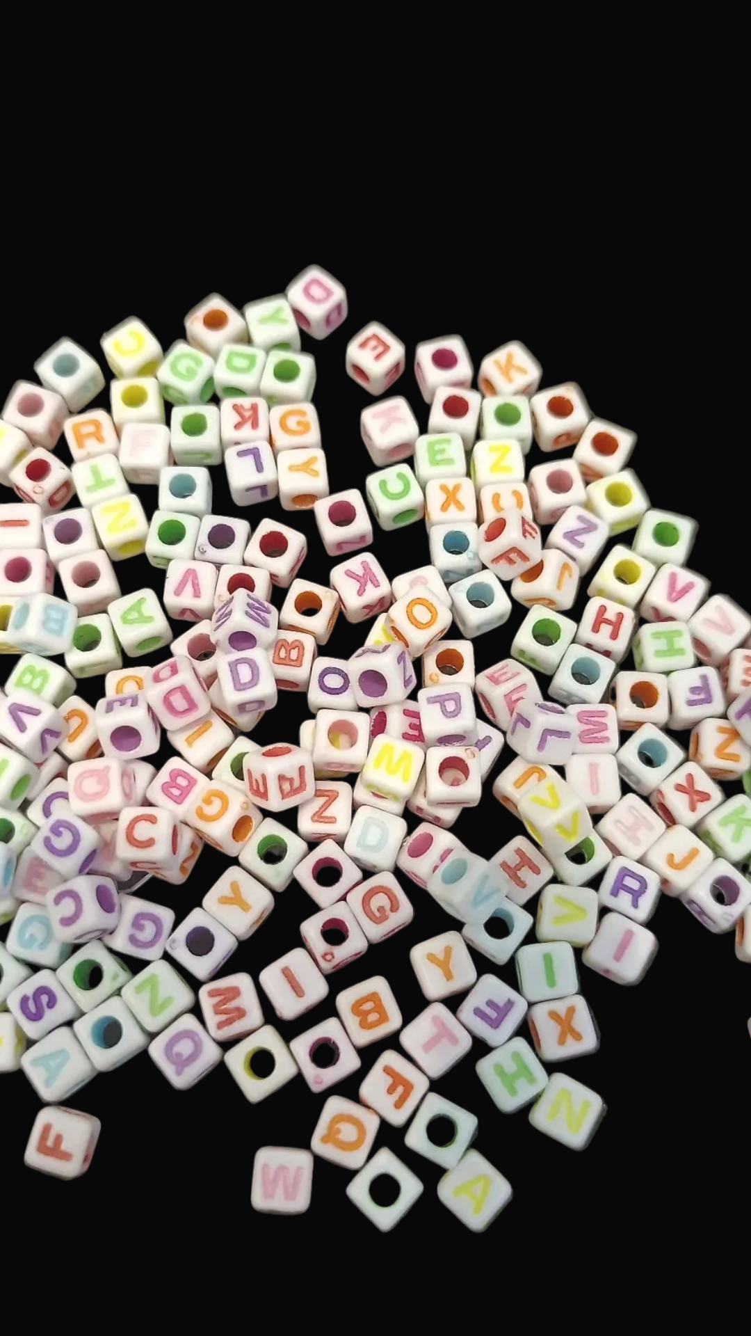 Acrylic alphabet || 50 gram pack ||
