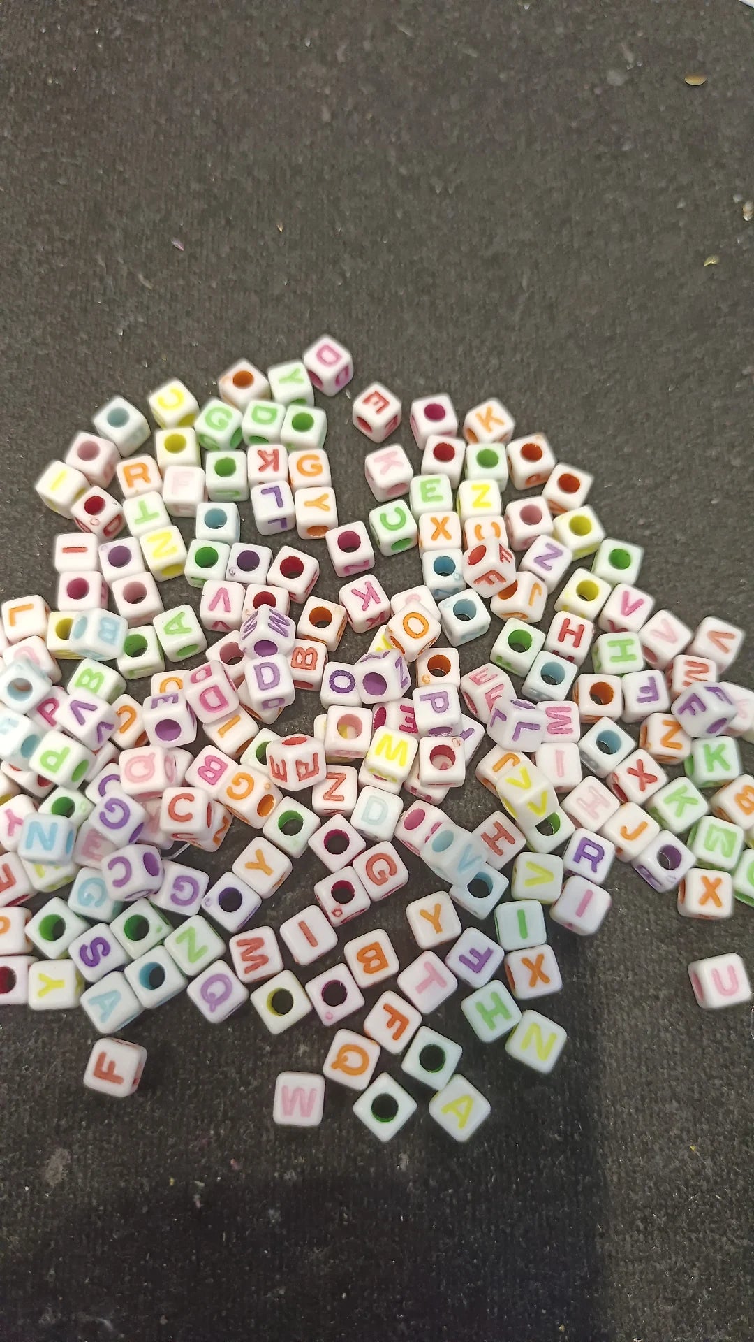 Acrylic alphabet || 50 gram pack ||