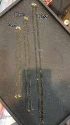 Mangalsutra chains || hydro crystal chain || 18 inch , 24 inch , 30 Inch || 1 mala - 12 mala packing || Anti tarnish ||