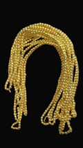 0no. Beads || Anti tarnish golden beads || 1 strand to 50 strand packing || Raw materials||