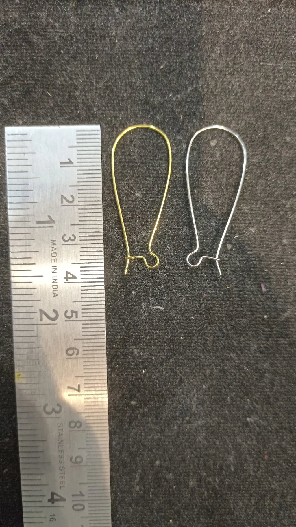 Earring hooks|| 12 pair packing || 2 sizes || Raw materials ||