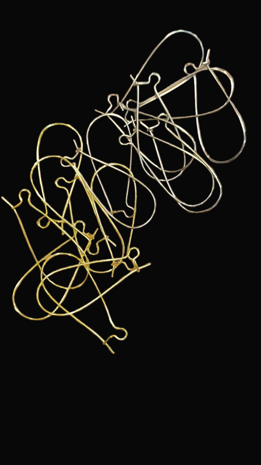 Earring hooks|| 12 pair packing || 2 sizes || Raw materials ||