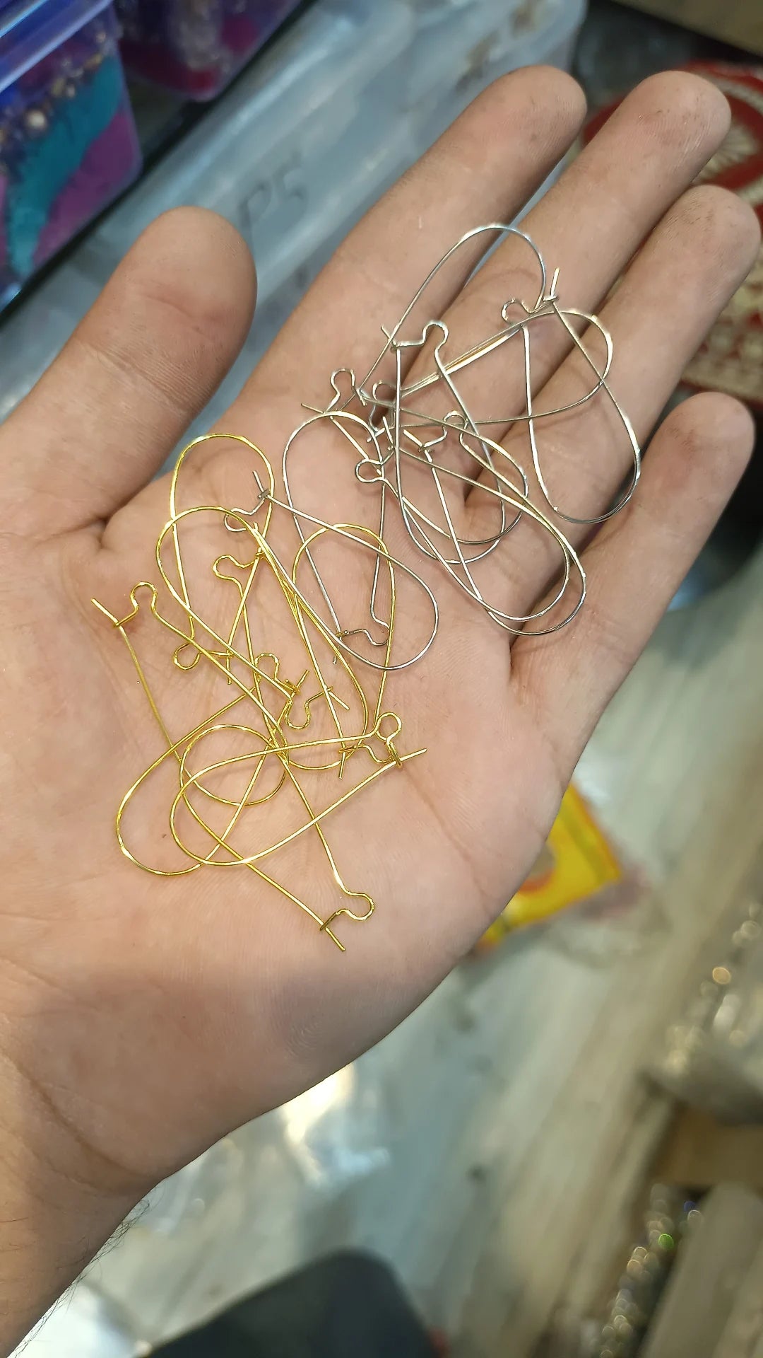 Earring hooks|| 12 pair packing || 2 sizes || Raw materials ||