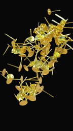 Earring tops || Golden || 2 sizes || raw materials||