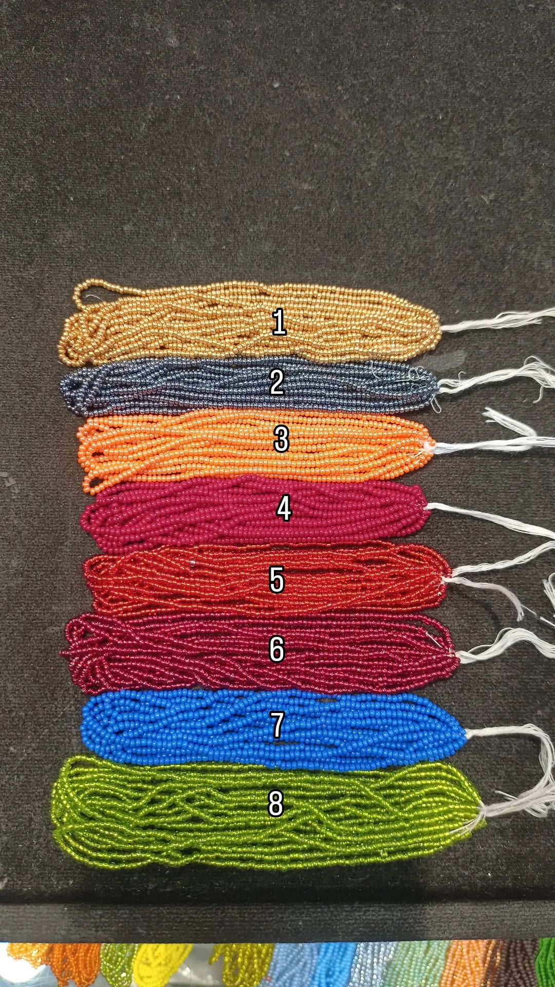 Seeds beads || 1 bunch - 12 grams || 47 colours available || size - 11/0 ||