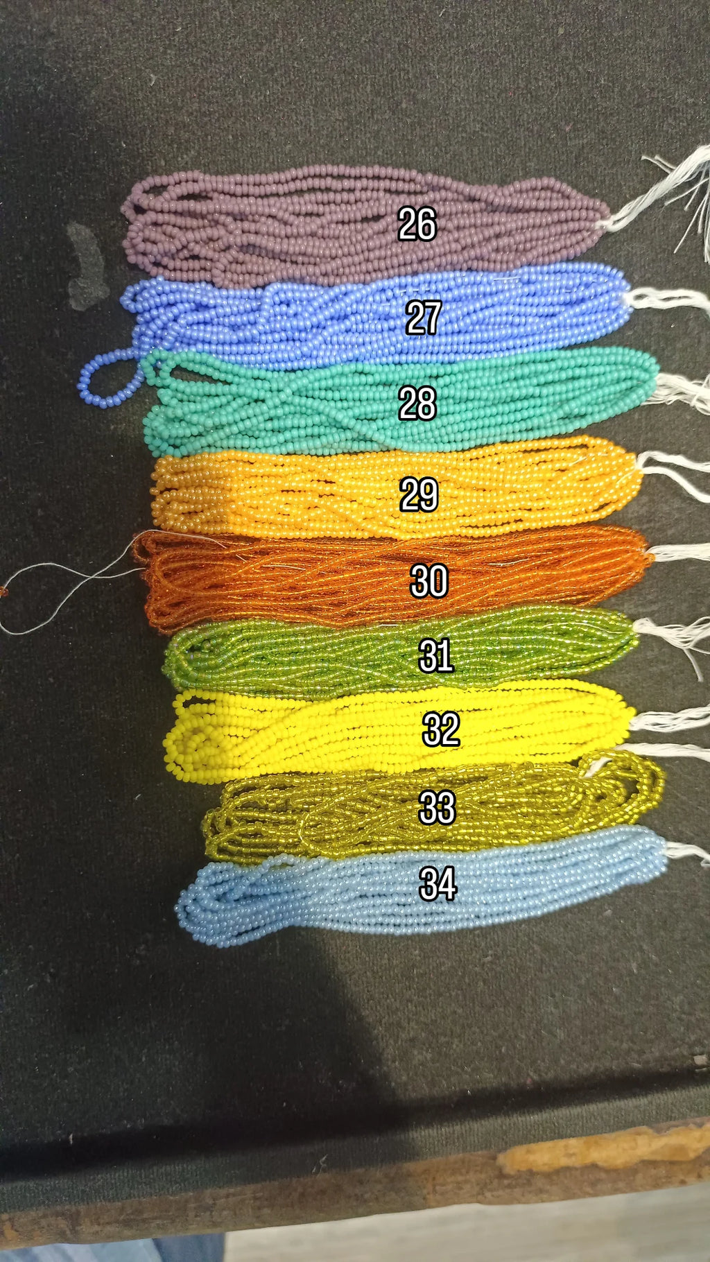 Seeds beads || 1 bunch - 12 grams || 47 colours available || size - 11/0 ||