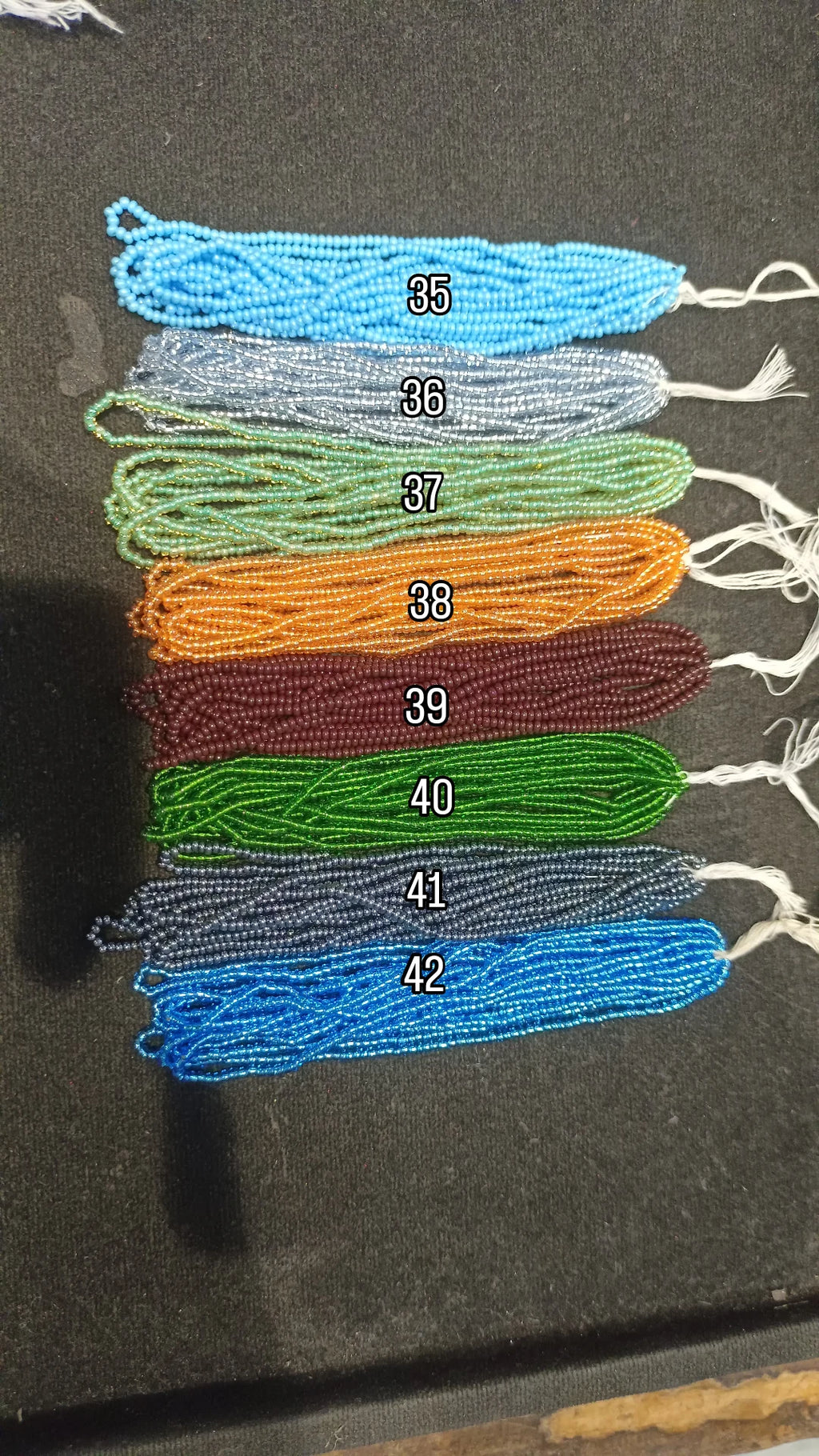 Seeds beads || 1 bunch - 12 grams || 47 colours available || size - 11/0 ||