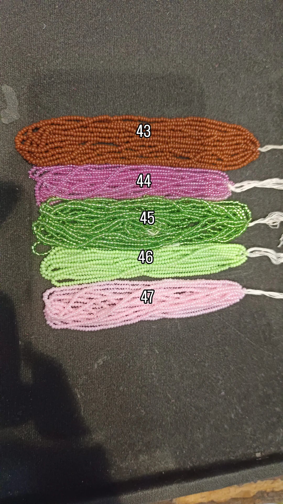 Seeds beads || 1 bunch - 12 grams || 47 colours available || size - 11/0 ||