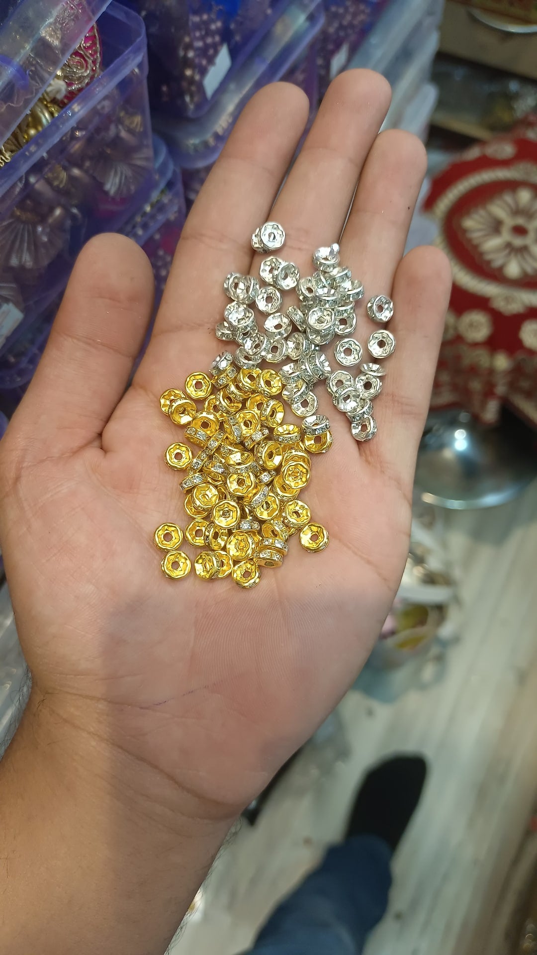 Stone ring || 100 pcs pack and 2700 pcs pack || 8mm size ||