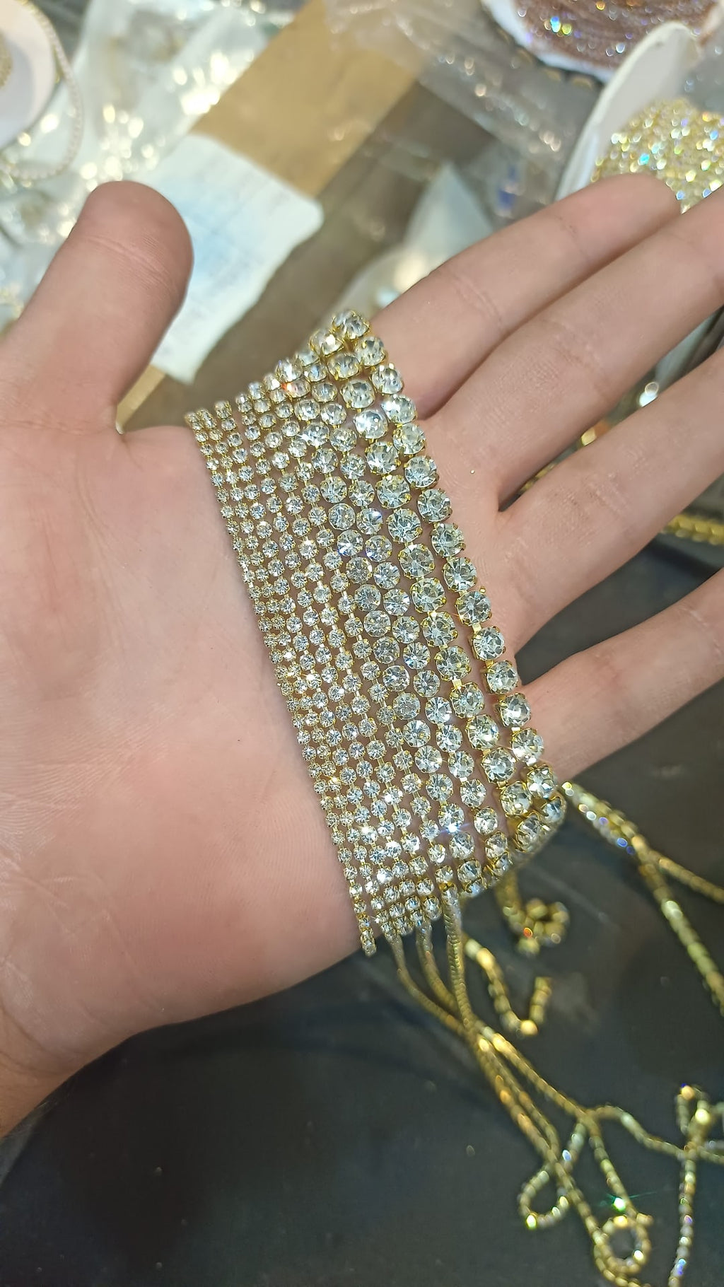 Stone chain || 14 pp size to 48 pp size available ||