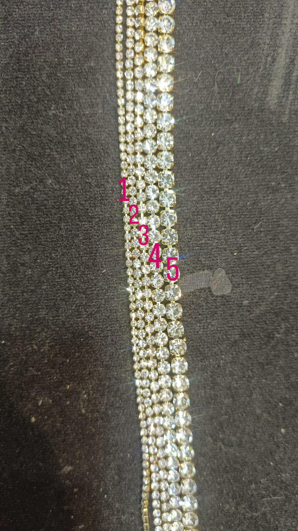 Stone chain || 14 pp size to 48 pp size available ||