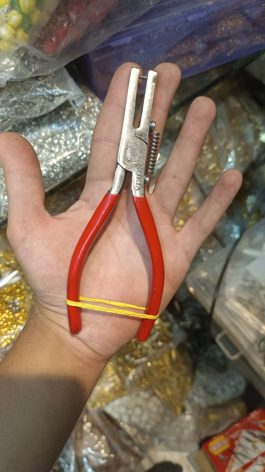 Hole punch tool || 1 pcs and 6 pcs pack || With spring ||