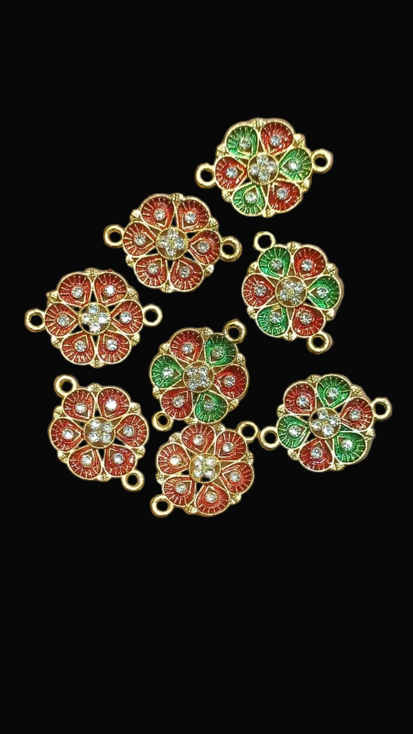 Meena ad pendants || 6 pcs and 12 pcs pack ||