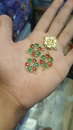 Meena ad pendants || 6 pcs and 12 pcs pack ||
