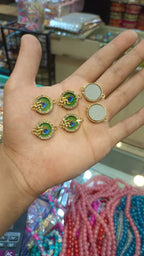 Ad peacock pendant || 6 pcs and 12 pcs pack ||