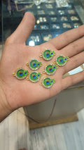 Peacock rakhi pendant || 6 pcs and 12 pcs pack ||