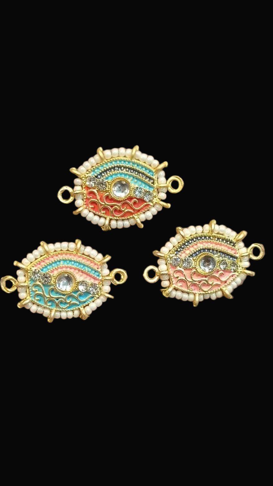 Meena rakhi pendants || 6 pcs and 12 pcs pack ||