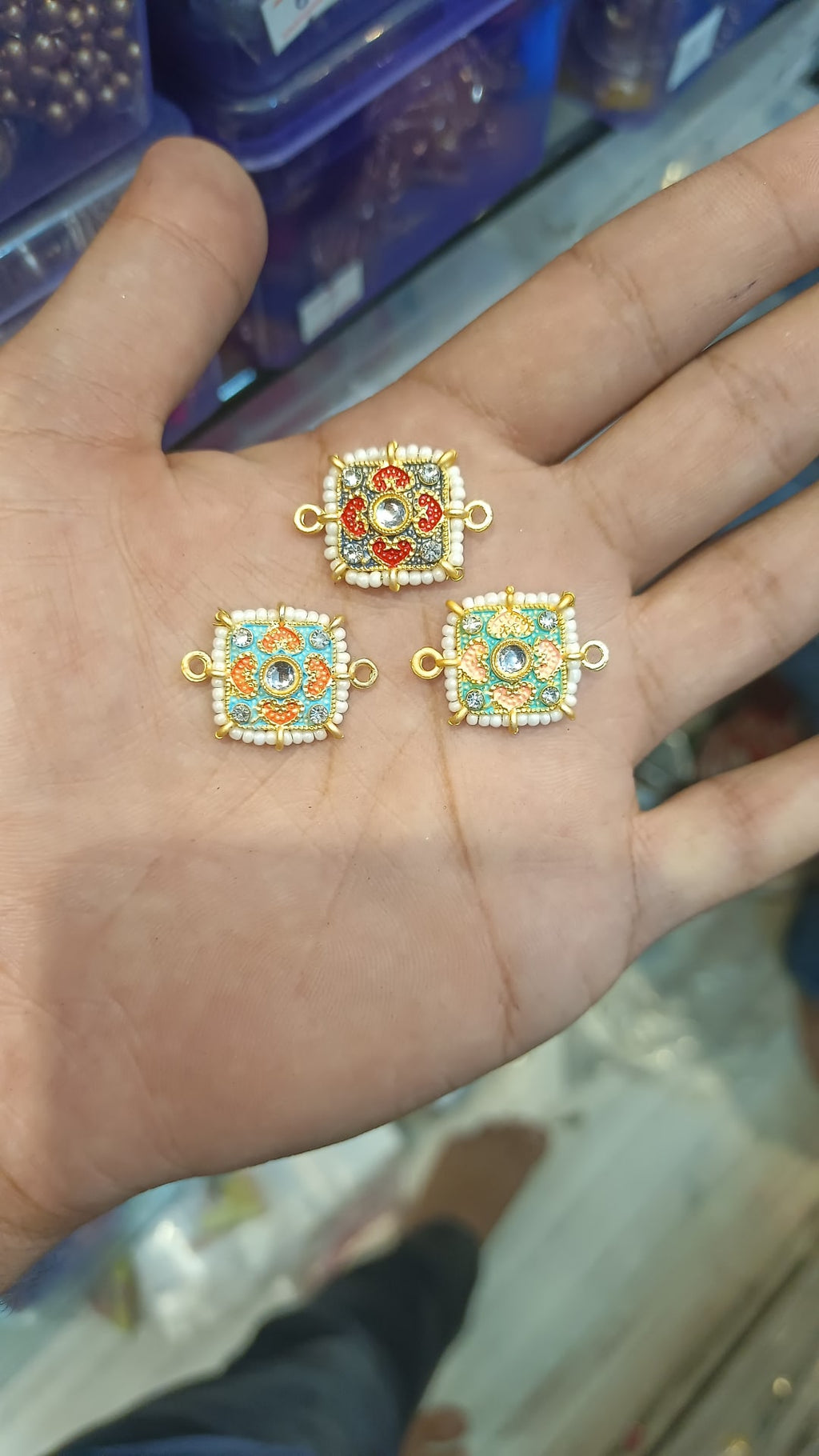 Meena rakhi pendant|| 6 pcs and 12 pcs pack ||