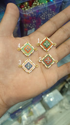 Meena rakhi pendant || 6 pcs and 12 pcs pack ||