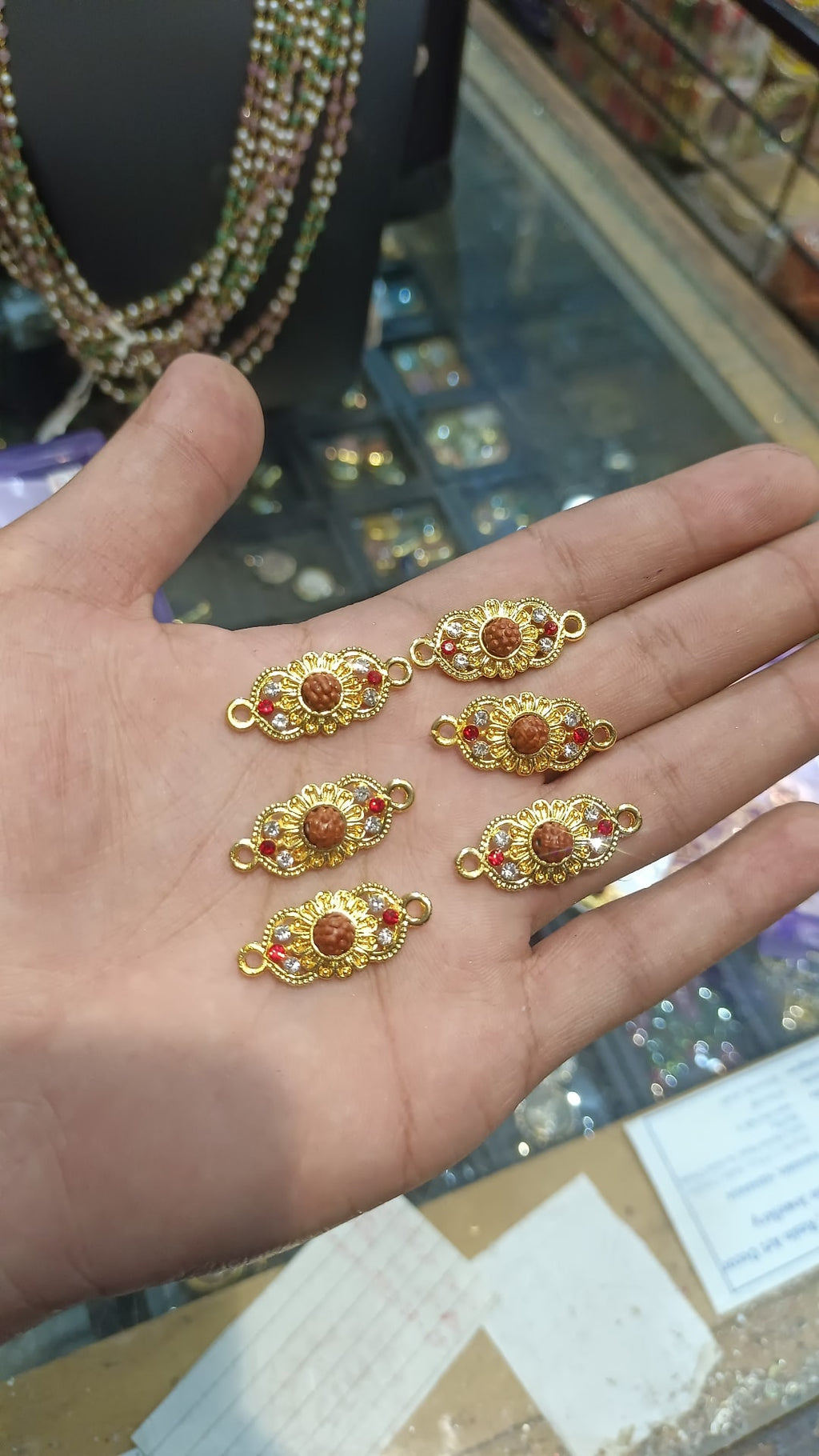 Rudraksha rakhi pendant|| 6 pcs and 12 pcs pack ||