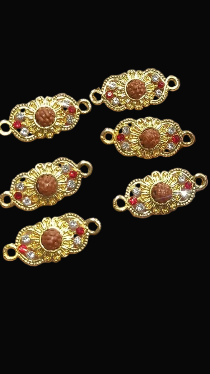 Rudraksha rakhi pendant|| 6 pcs and 12 pcs pack ||