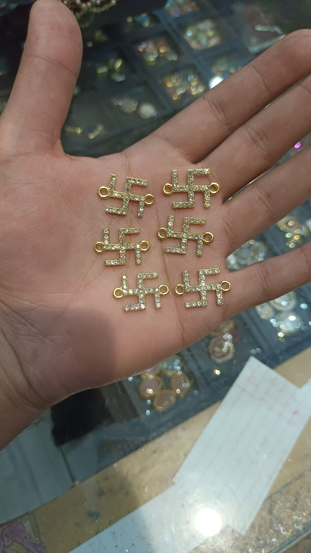 Swastika rakhi pendants || 6 pcs and 12 pcs pack ||