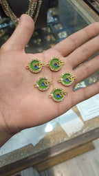 Peacock rakhi pendant || 6 pcs and 12 pcs pack ||