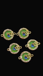 Peacock rakhi pendant || 6 pcs and 12 pcs pack ||