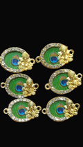 Peacock rakhi pendant || 6 pcs and 12 pcs pack ||
