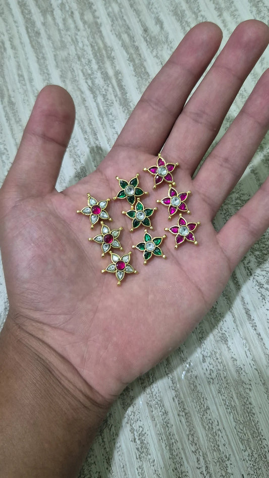 Jadau kundan || 1 pcs - 6 pcs pack ||