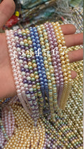 6mm shell pearls || 1 line pack ||