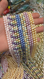 6mm shell pearls || 1 line pack ||