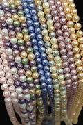 6mm shell pearls || 1 line pack ||
