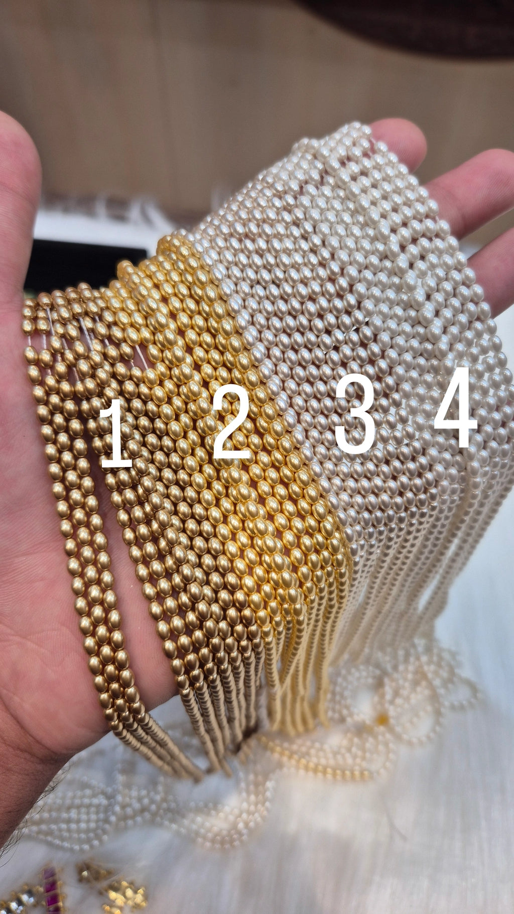 Real fresh water pearls || 1 line pack ||