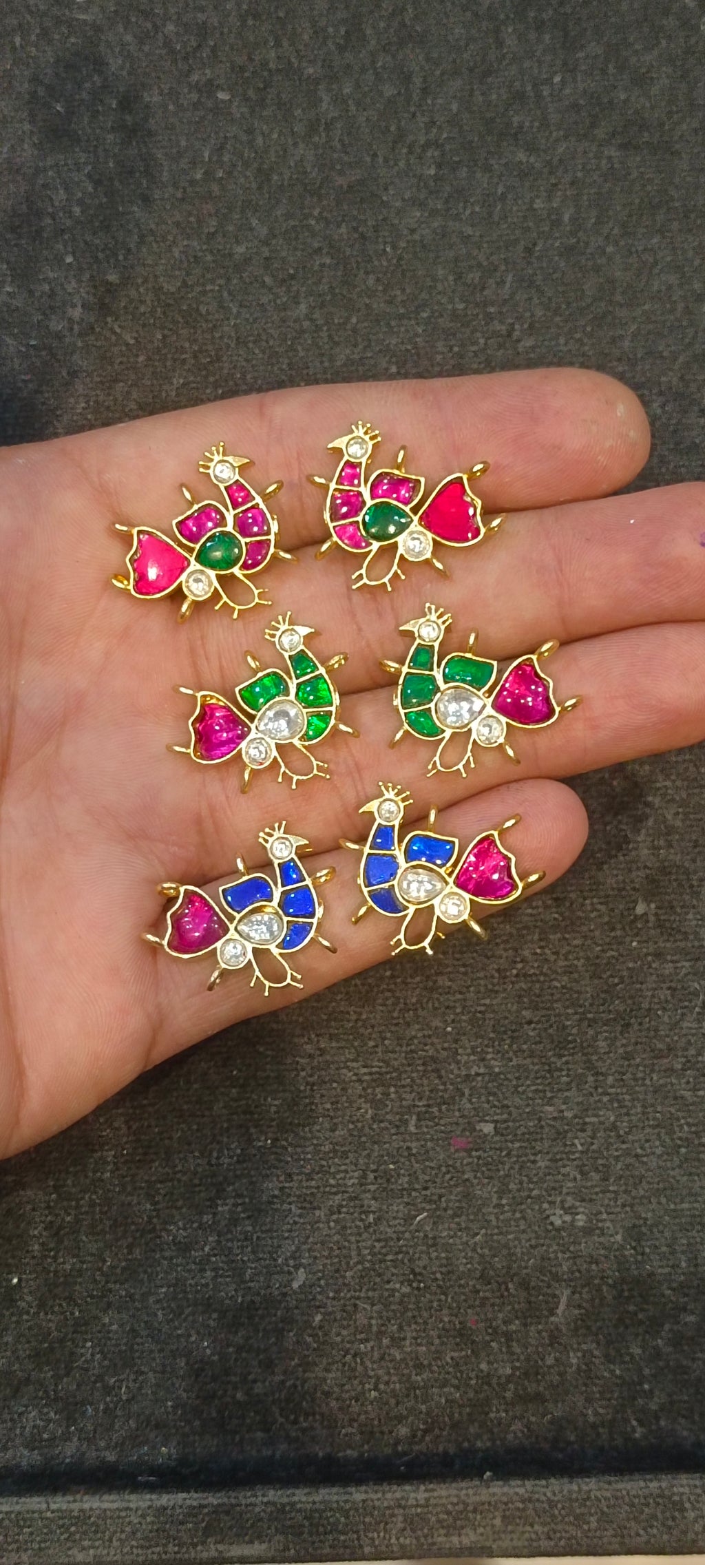 Jadau kundan|| 1 piece and ||6 pieces pack||