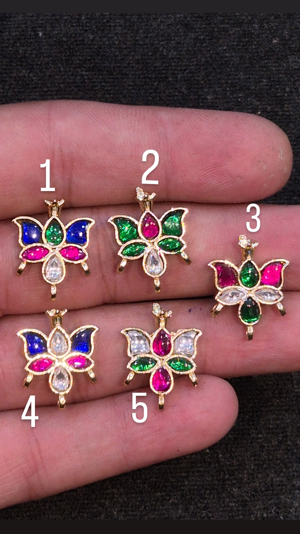 Jadau kundan || 1 piece and 6 pieces pack ||