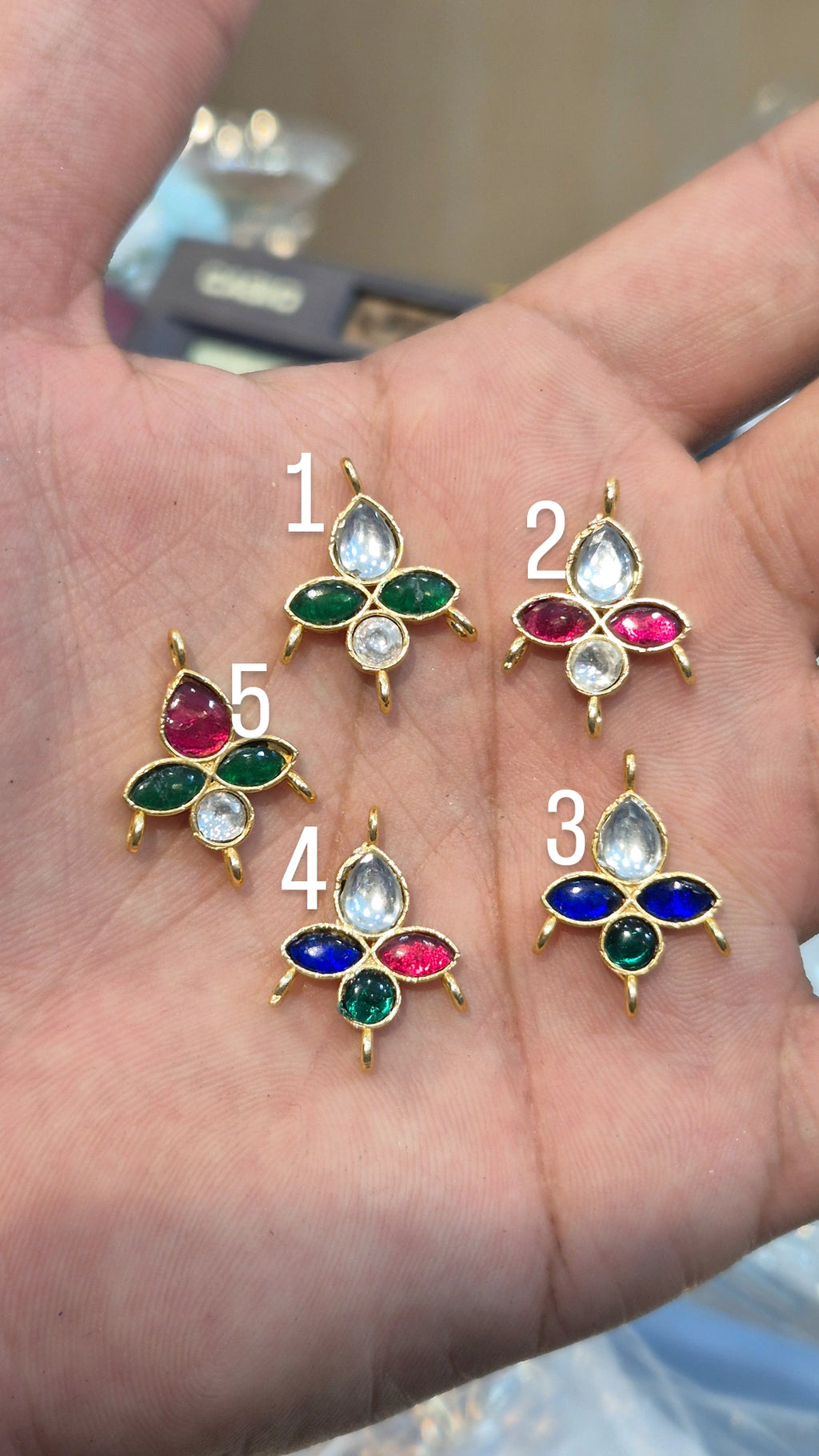 Jadau kundan || 1 piece and 6 pieces pack ||