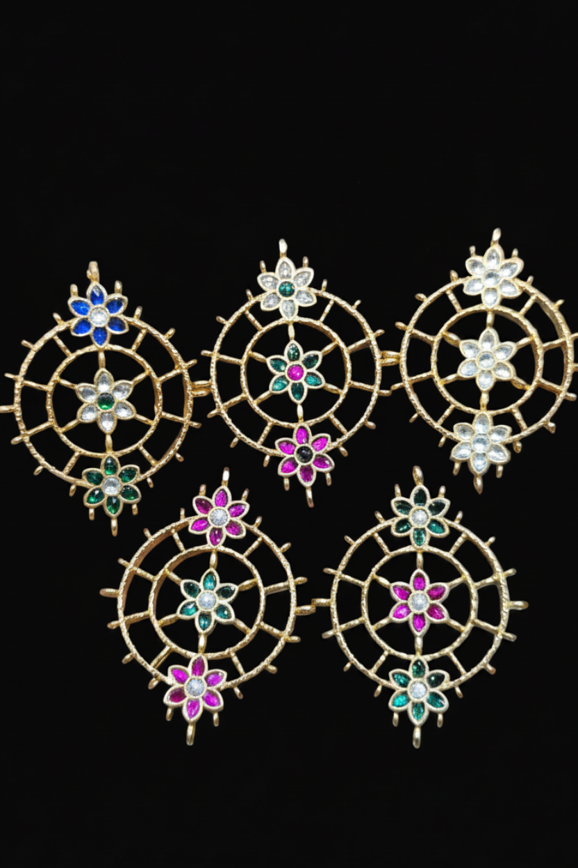 Jadau kundan || 1 piece and 6 piece pack