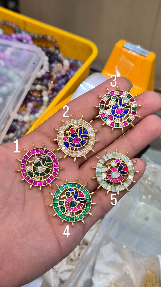 Jadau kundan  || 1 piece and 6 piece back