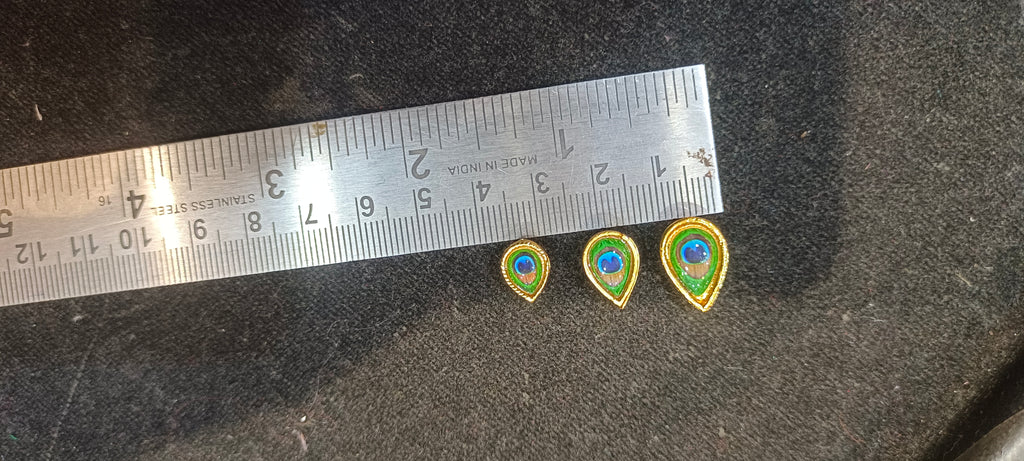 Peacock pendant|| 12 piece pack and 50 piece pack||